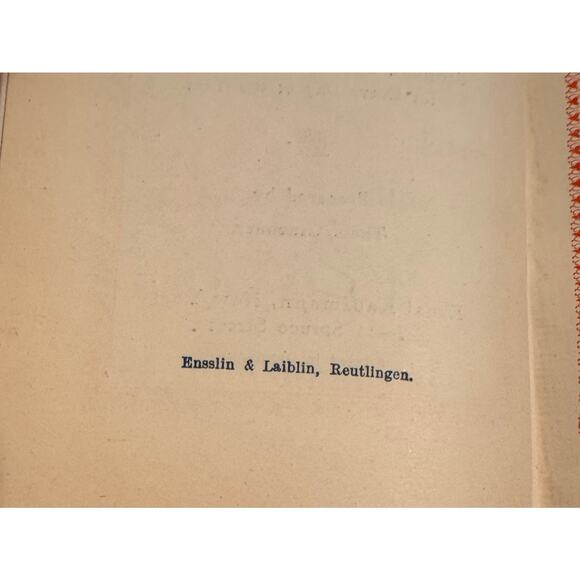 Forget-Me-Not A Record of Friendship Prayer Book Ensslin & Laiblin, Reutlingen - Picture 8 of 8